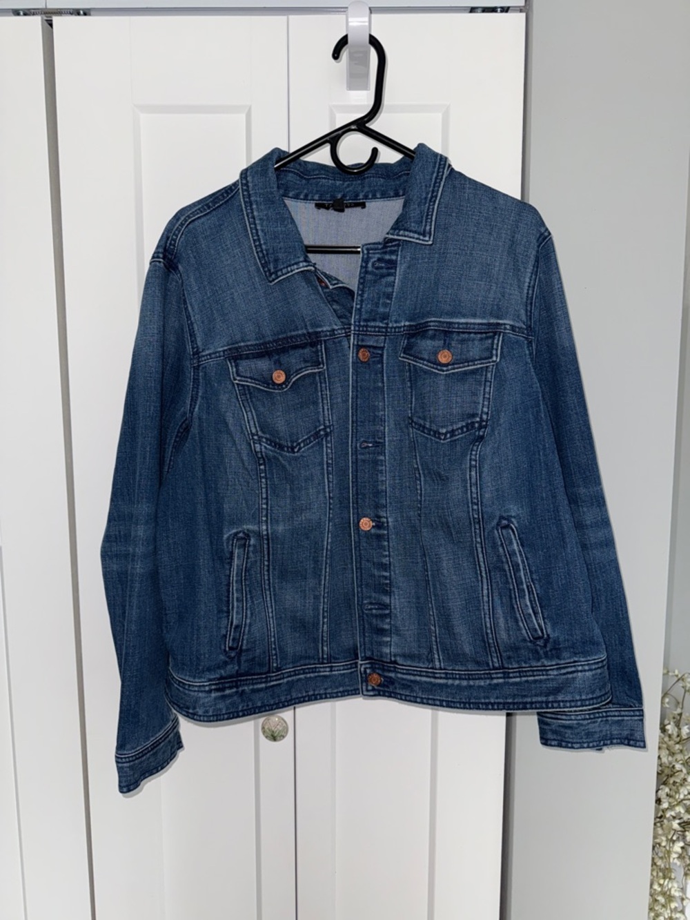 Talbots Dark Blue Denim Jacket - Women's